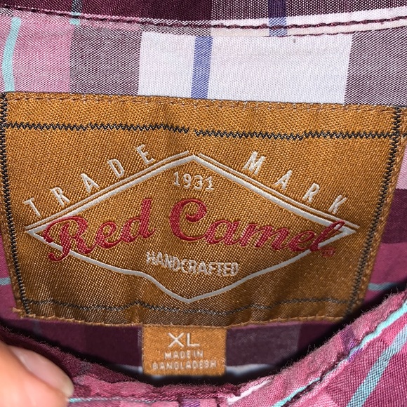 Red Camel XL Button Down Shirt - Picture 2 of 3